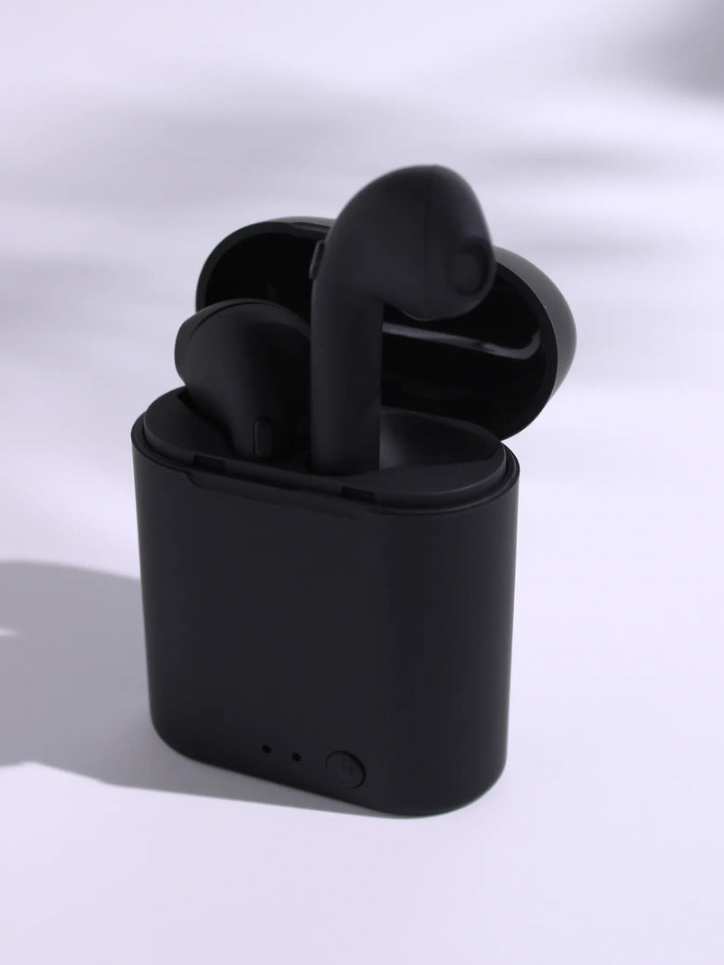 Fone de ouvido i7Mini TWS 5.0, headset intra-auricular esportivo com microfone, caixa de carregamento,, música